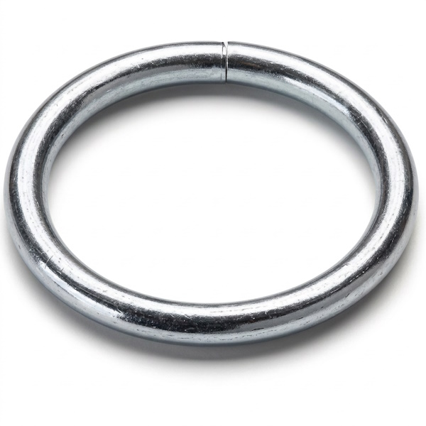 Anello Tondo Saldato Zincato Bianco - RENAUDO PRO